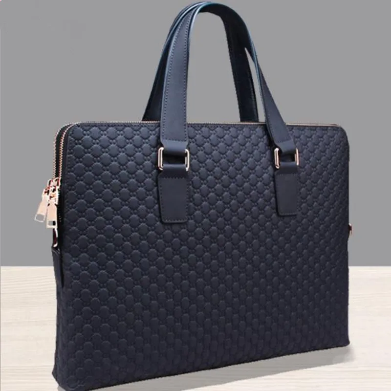 

14 Laptop Diagonal Bags Shoulder Women Briefcase Messenger Leather Blue/black Men Genuine Bag And Ladies Handbags Business