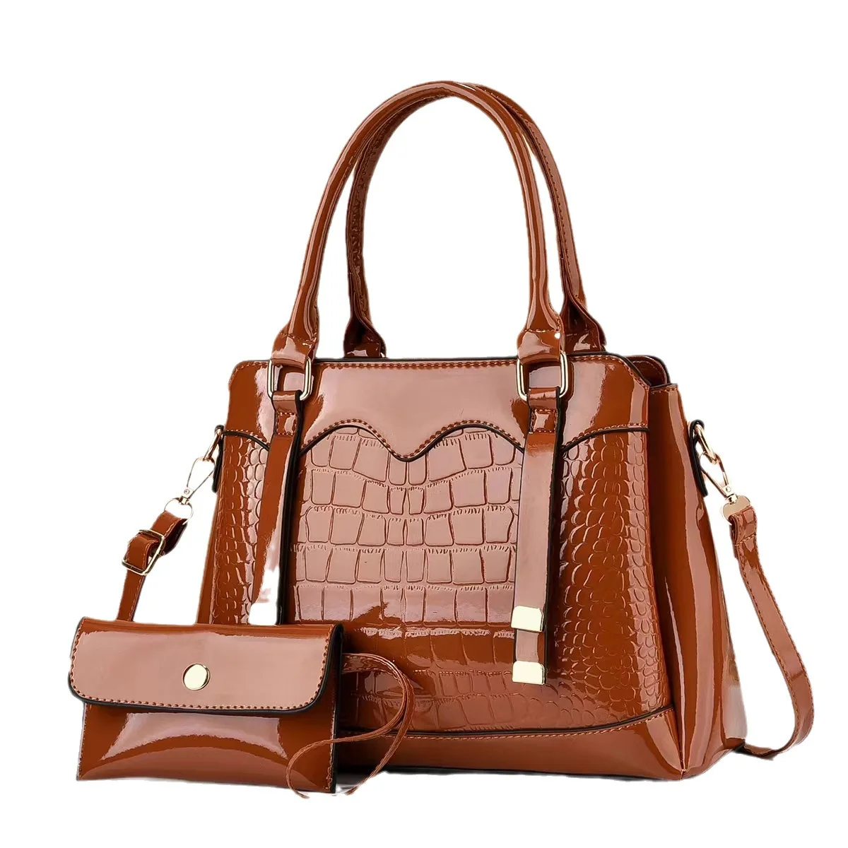 

2023 Women Handbags Famous Designer Crocodile Stripe Casual Tote Bag High Quality Sac A Main Crossbody Shoulder Bags Bolsa