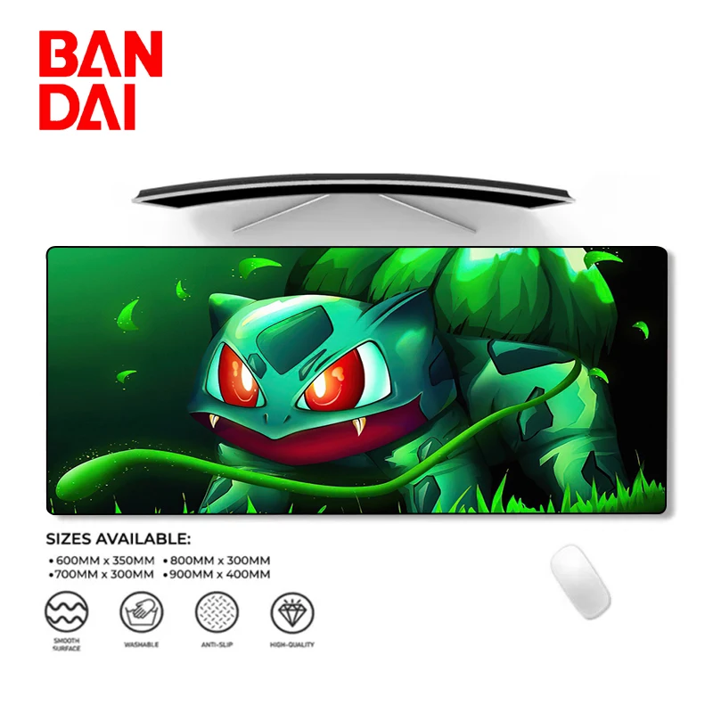 Коврик для мыши с покемоном Gengar Pikachu резиновый коврик клавиатуры милый