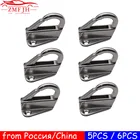 5 шт., 6 шт., 10 шт., пружинный защелкивающийся крючок из нержавеющей стали 316