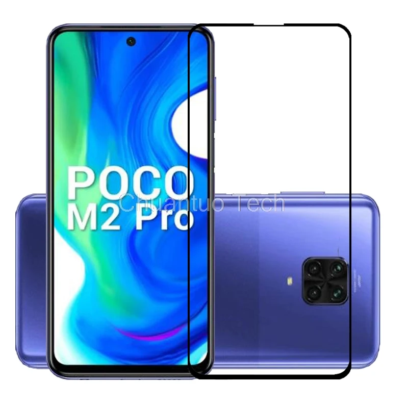

Защитная пленка с полным покрытием для Xiaomi Poco M2 Pro, устойчивая к царапинам Защитная пленка, закаленное стекло для Xiaomi Poco F2 X3 M3
