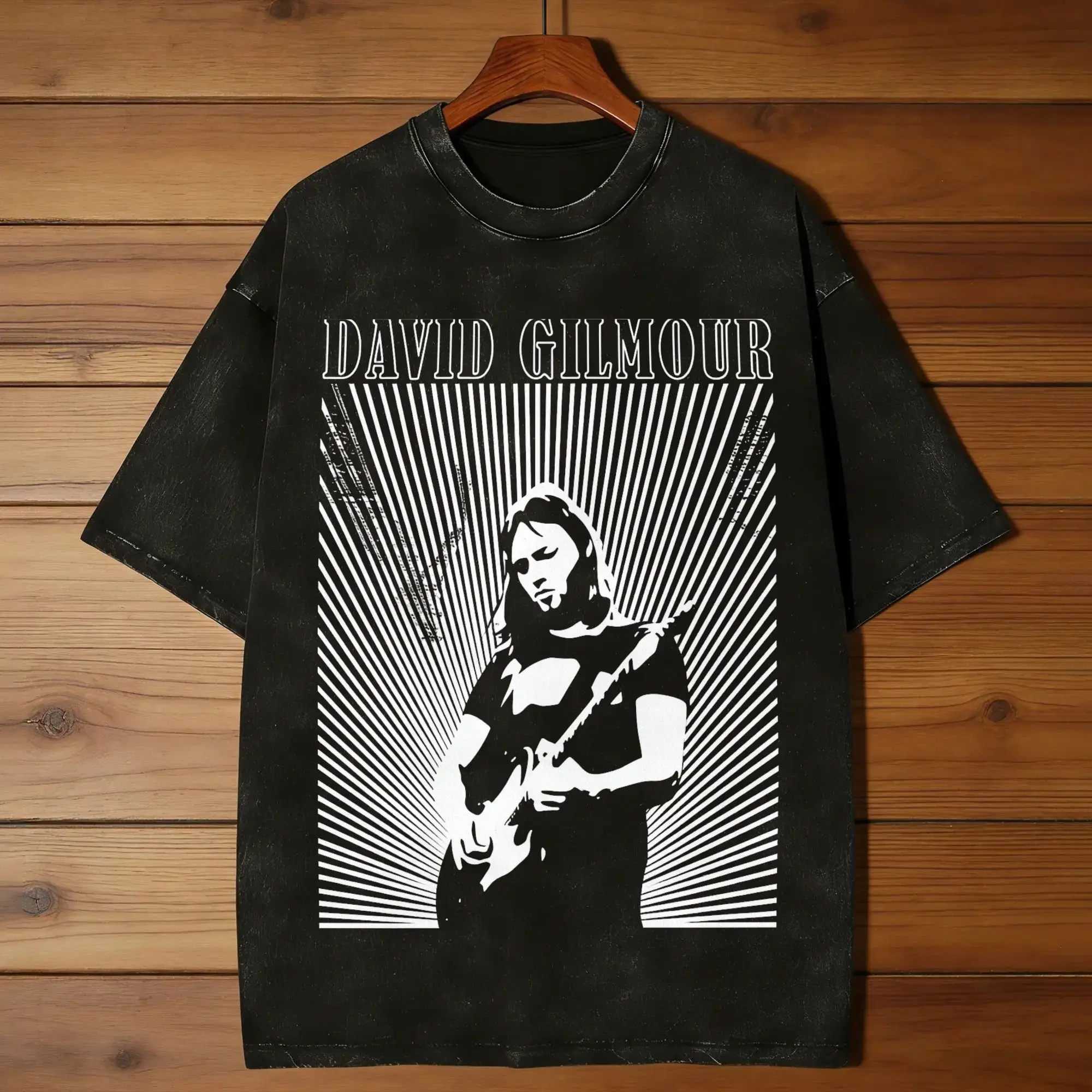 Фото Футболка для пары David Gilmour, модная летняя футболка в уличном стиле, свободный крой, хлопковая, подарок №1