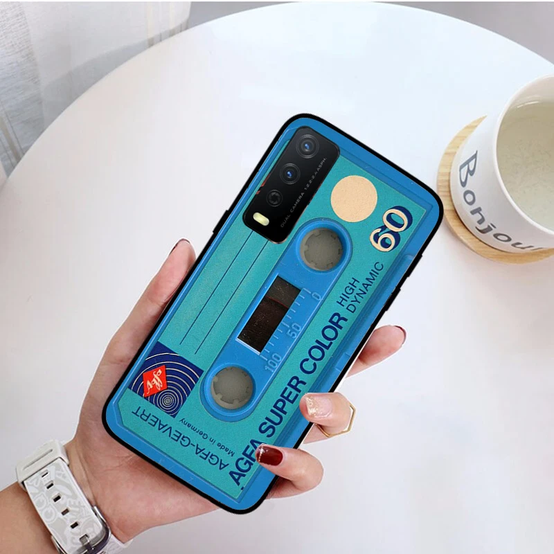 Фото Винтажная кассета в стиле ретро для VIVO Y31 Y21 Y70 Y21S Y20 Y72 1907 Y12 Y11S Y53S Y33S Y55 Y76 Y51 Y15S Y01 Funda №3