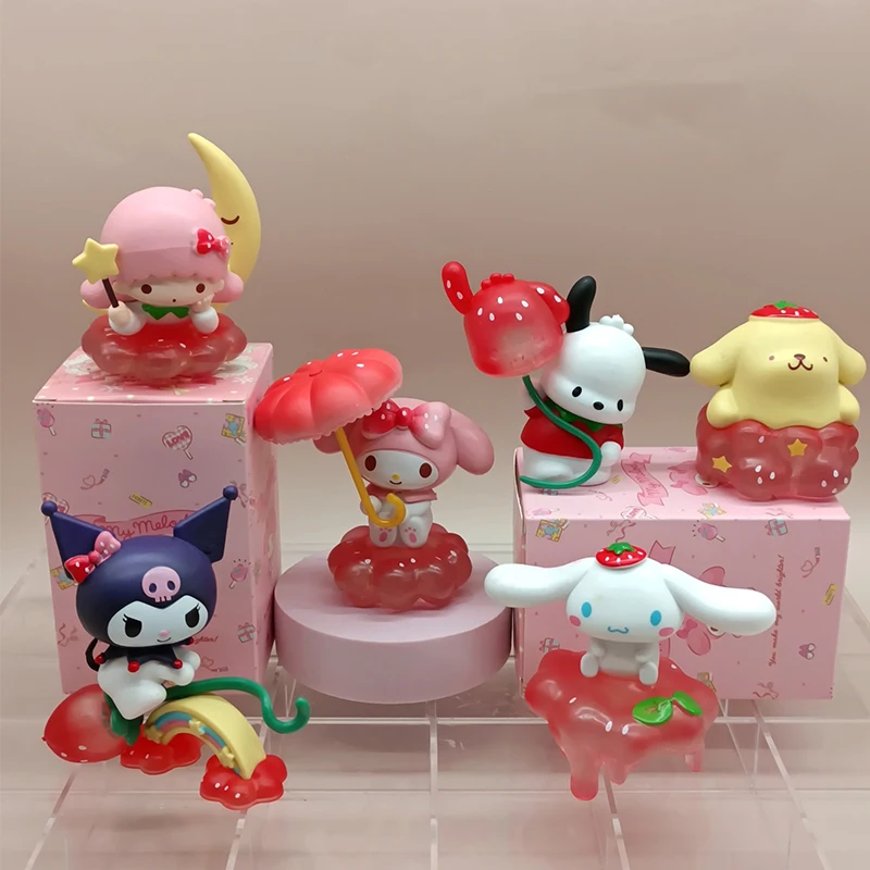 Новая модель мультяшной куклы Sanrio клубника милая серия рая искусственная