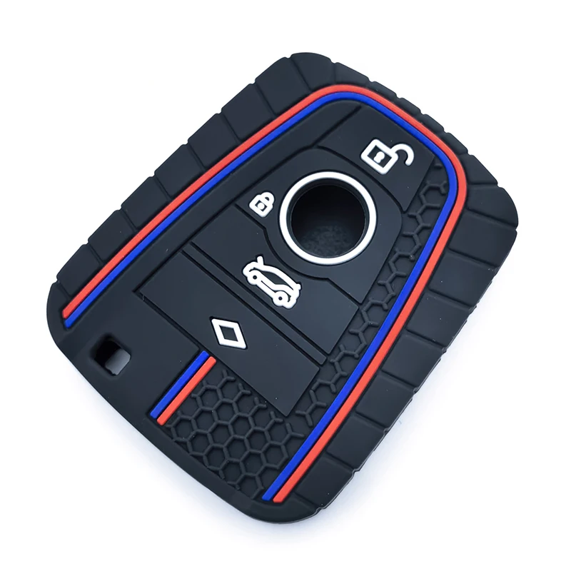 

Силиконовый чехол для ключей для BMW I3 I8 Series 2014 2016 2017 3 кнопки с дистанционным управлением Smart Style Protect Shell Аксессуары
