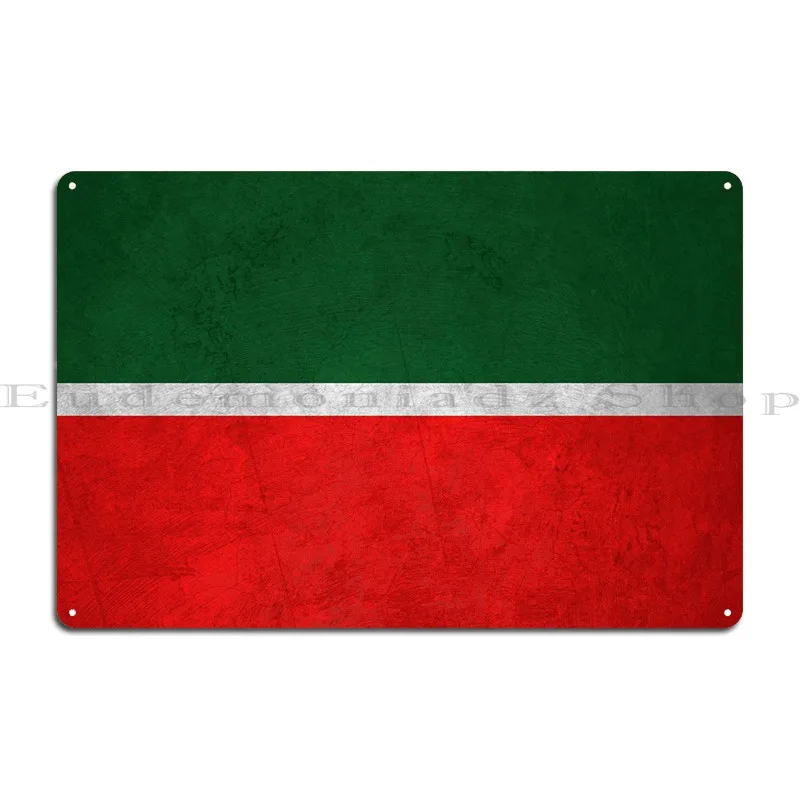 Флаг Татарстана на стене металлический знак декор для стен паба клуба