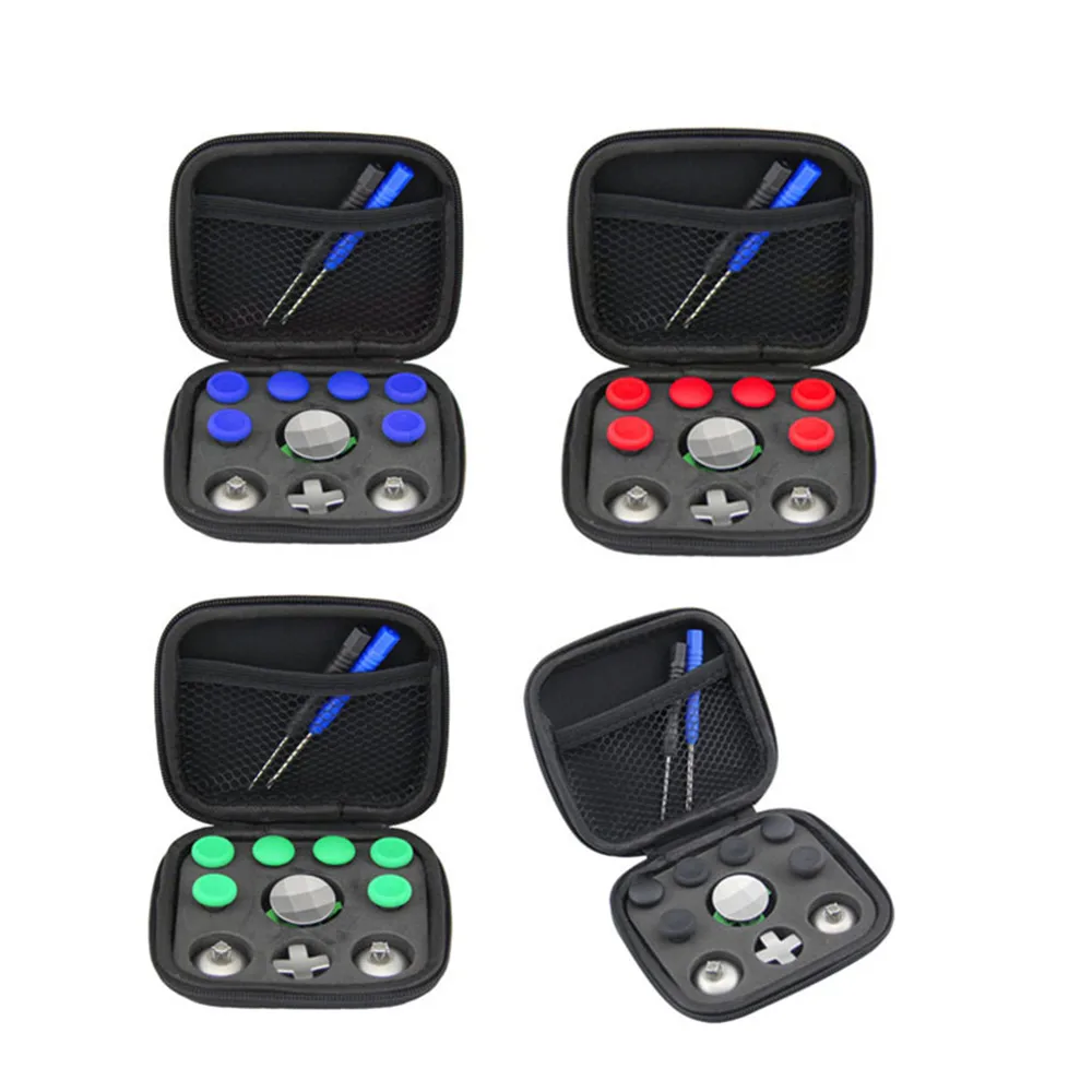 

20set Replace D-pad Key Repair Part Kit Multi Color Full Set Joystick Caps With Tool Elite Gamepad For XboxOne