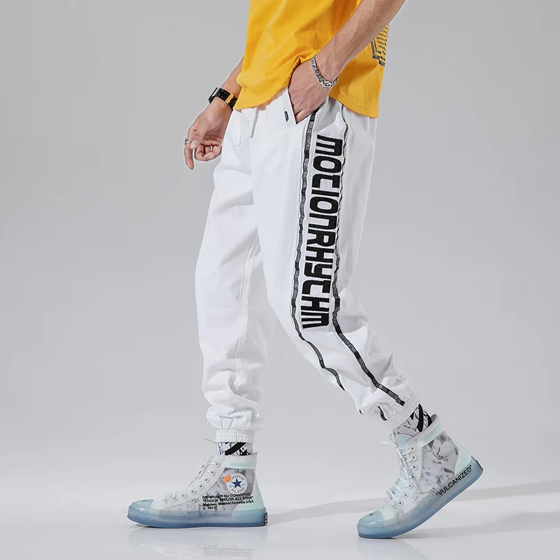 

Sweatpants Mens Joggers Pants Hip Hop Print Loose Track Pants Causal Men Harem Pants Streetwear Fashion Street Dance Youth Male