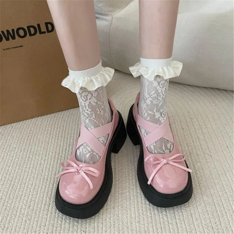 Туфли принцессы в стиле &quotЛолита&quot на платформе Мэри Джейн для девушек