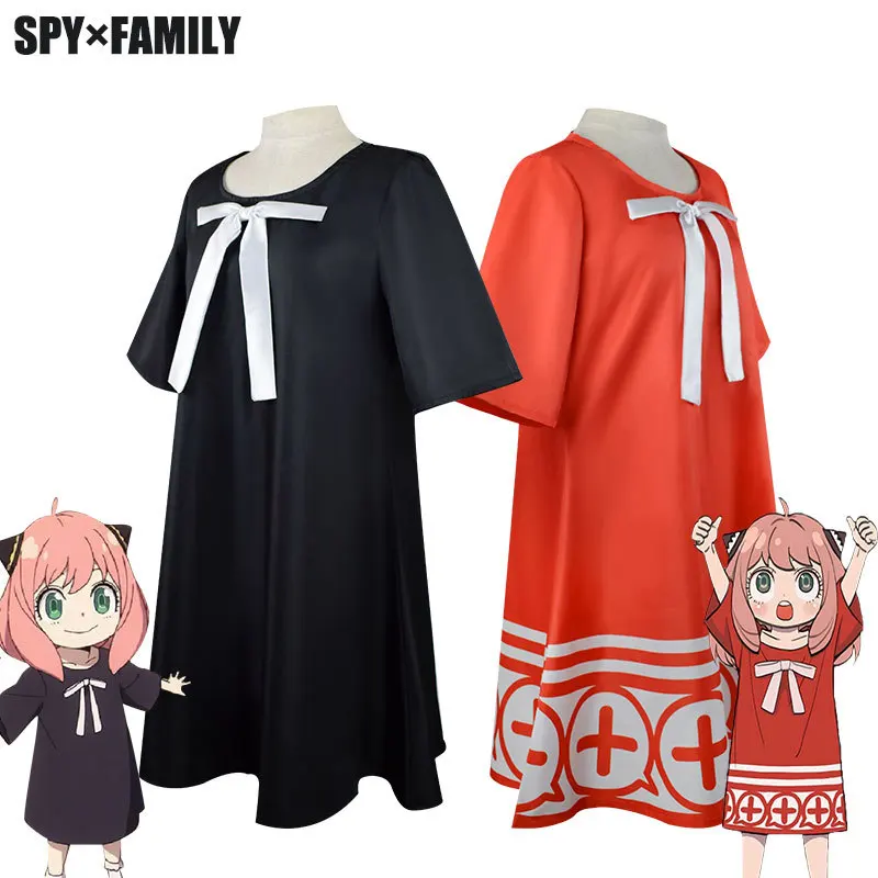 

Adult Kid Anime Spy X Family Cosplay Anya Forger Cosplay Costume Cute Dress Uniform Stocking Pink Wig Party Halloween Girl Women