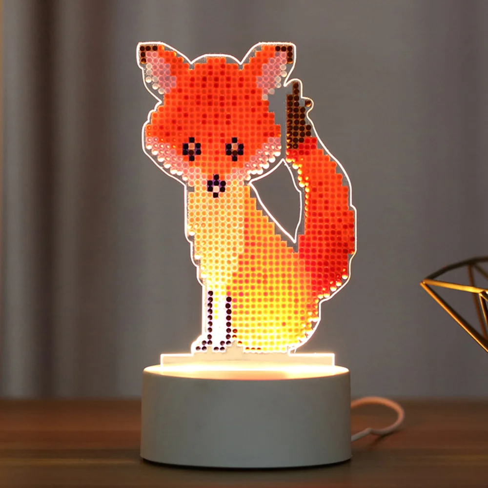 

New lamp DIY LED Diamond Painting Night Light Butterfly Cross Stitch Special Shape Diamond Embroidery Home Wedding Decoration