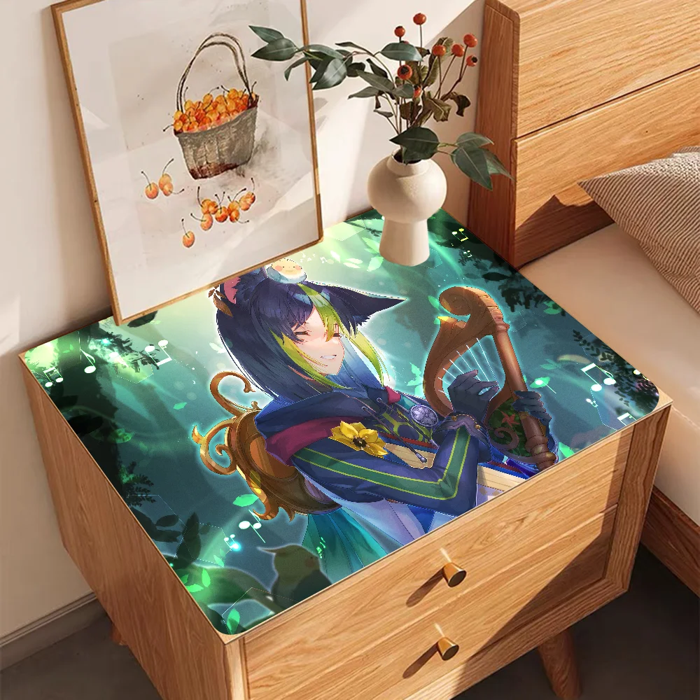 Tignari Genshin Impact Кухонный Коврик С Кофейной Тематикой Противоскользящий Впитывающий