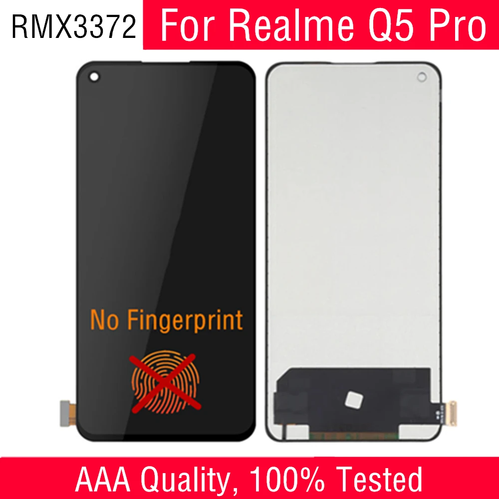 

6,62 "TFT для Realme Q5 Pro RMX3372 ЖК-дисплей, сенсорный экран, дигитайзер, замена для RealmeQ5 Pro LCD