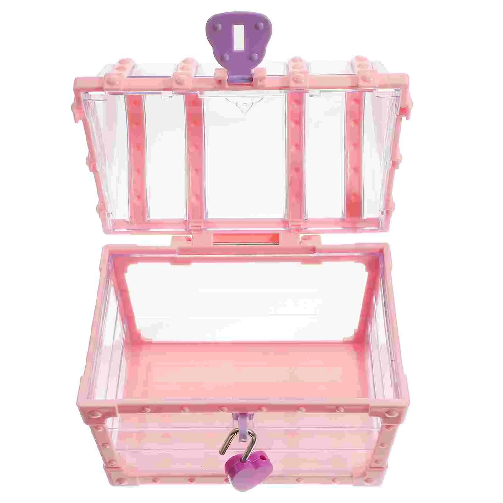 

Treasure Box Girl Crystal Gift Jewelry Storage Organizer Plastic Classroom