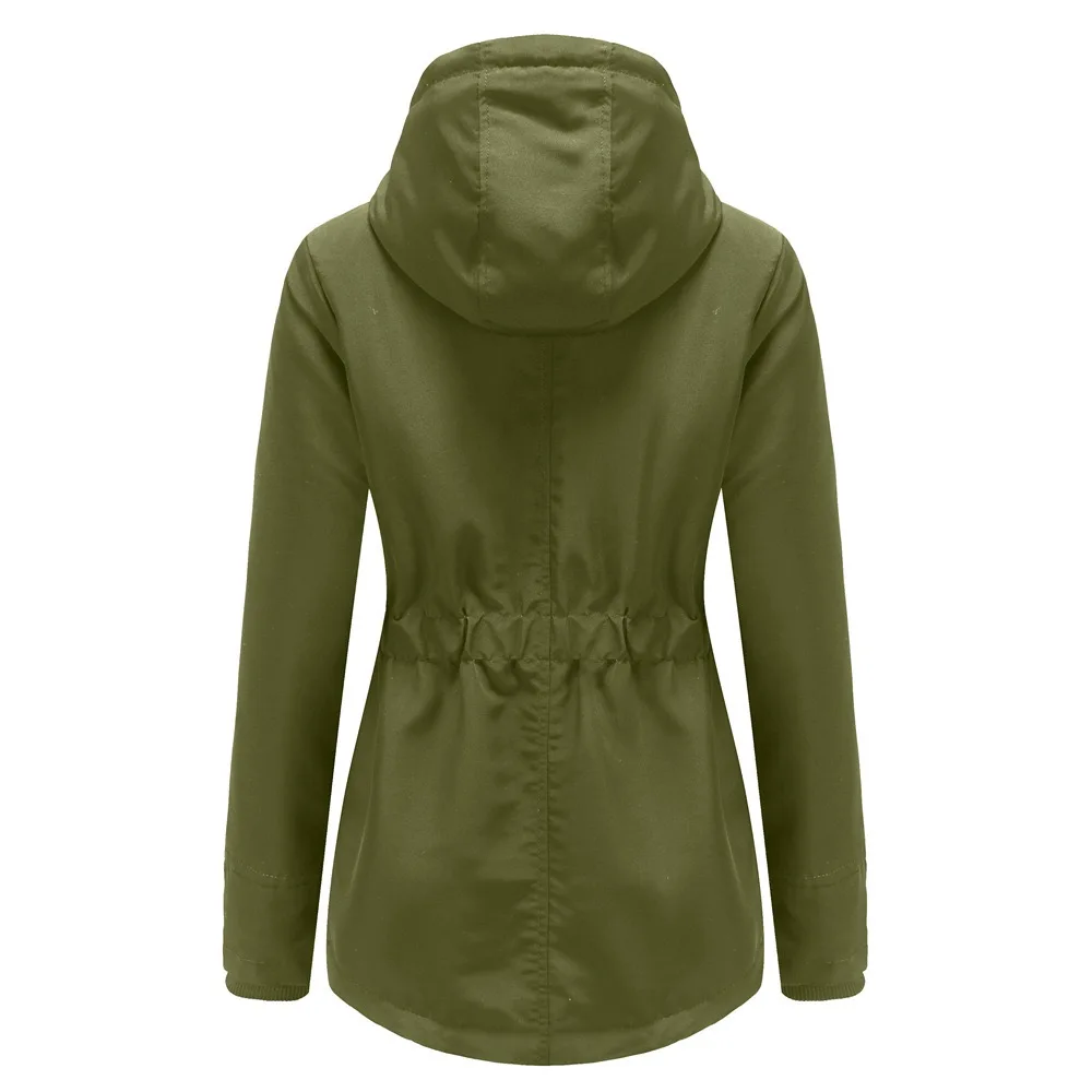 Winter Women Warm Fur Coat Hooded Solid Full Sleeve Zipper Closure Fashion Elegant Thick Cotton Coat Very Warm Outwears Jackets