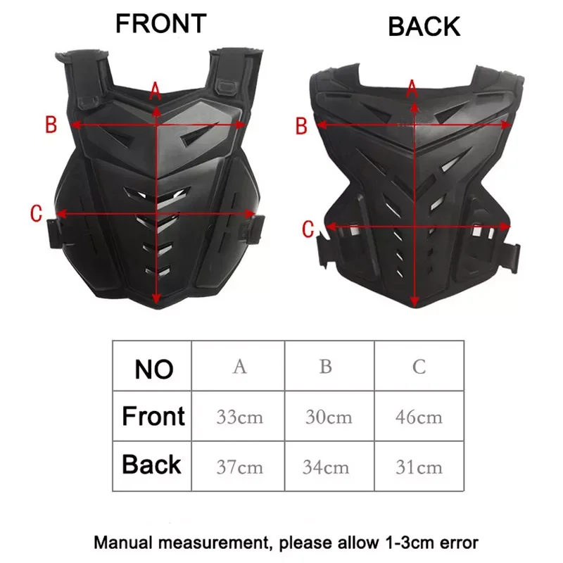 Body Armor Motorcycle Jacket Motocross Moto Vest Back Chest Protector Off-Road Dirt Bike Protective Gear enlarge