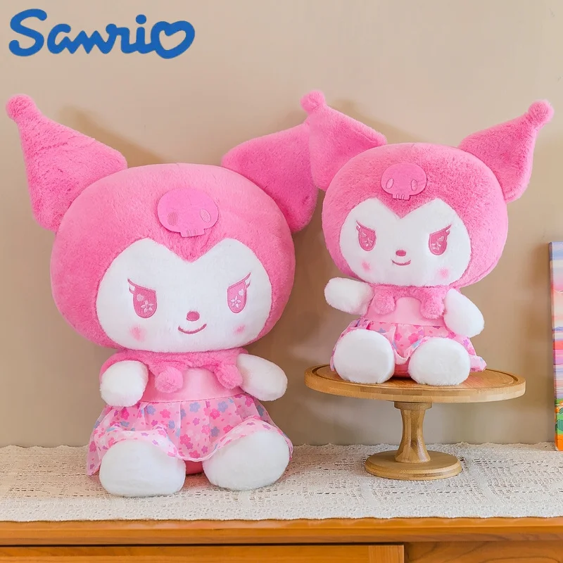 

Подушка плюшевая Sanrio розовая Kuromi, 40/55/70 см, 2023