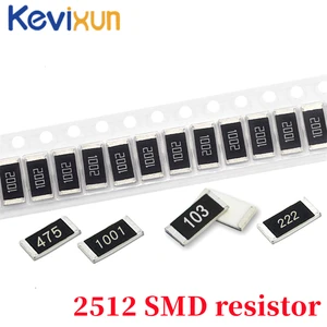 50pcs 2512 SMD Chip resistor 1W 1% 0.01 0.015 0.02 0.03 0.04 0.05 0.1 0.12 0.22 0.4 0.47 0.5 0.51 0.62 0.68 0.75 0.82 0.91 OHM