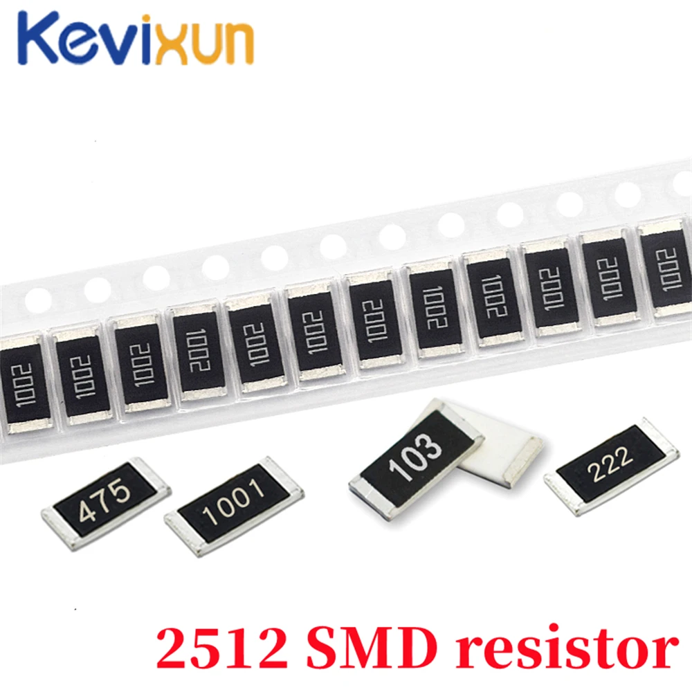 50 шт. 2512 SMD чиповый резистор 1 Вт 1% 0 01 015 02 03 04 05 12 22 4 47 5 51 62 68 75 82 Ом |