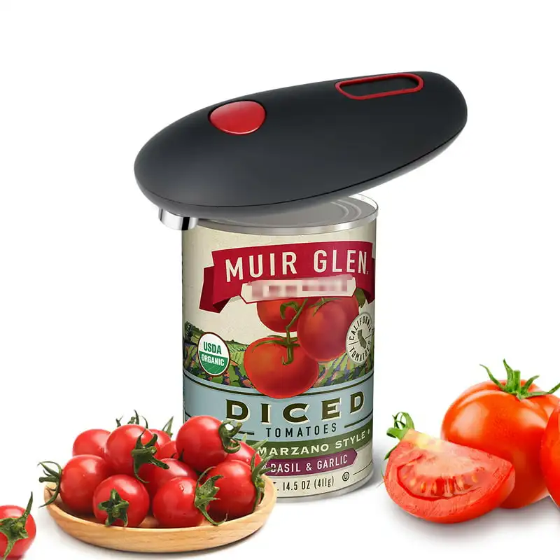 

Can Opener Prime Smooth Edge Safe One Touch Labor Saving Heavy Duty Stainless Steel Automatic Can Opener for Seniors / Arthriti