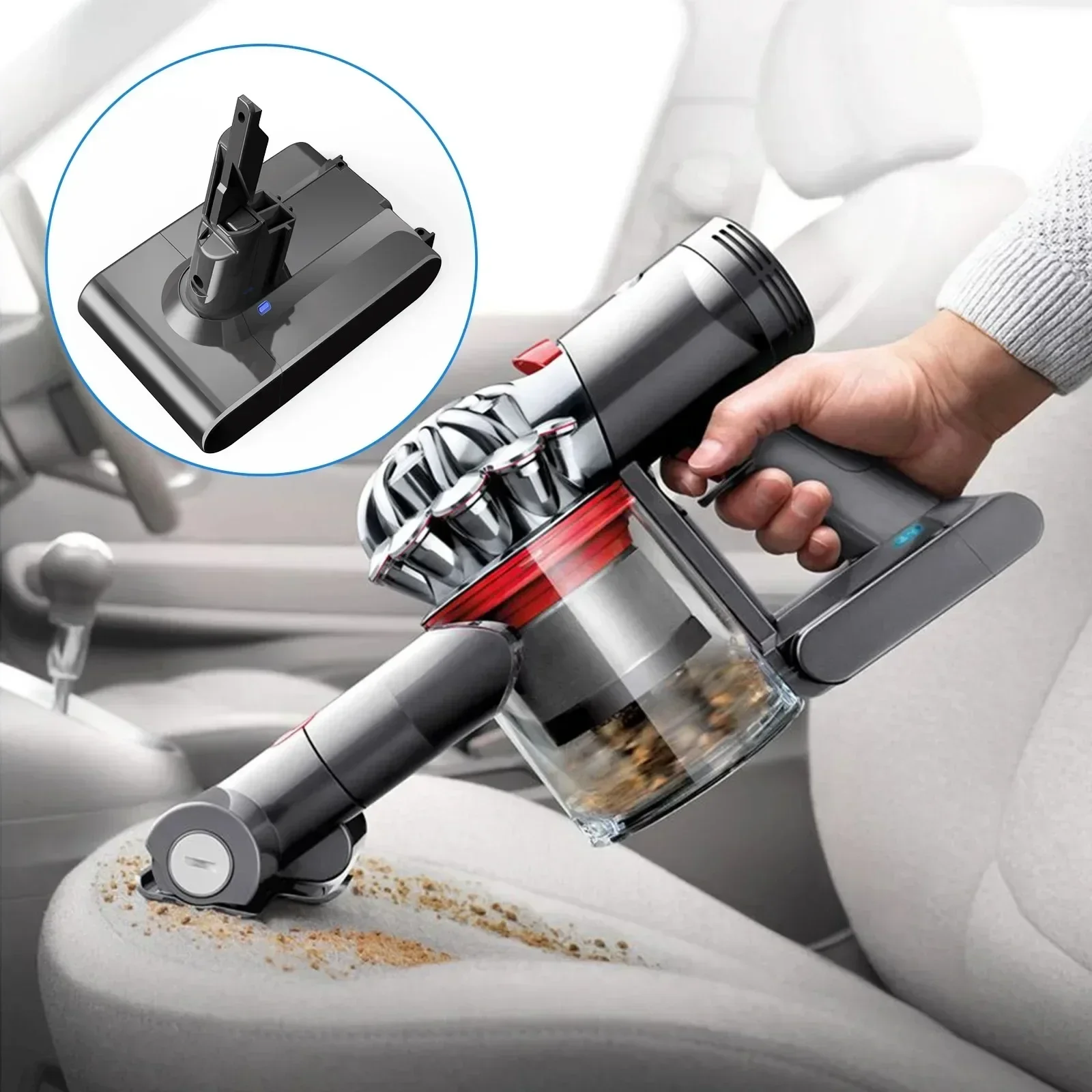 НОВЫЙ сменный аккумулятор 6,0 Ач8,0 Ач для Dyson V6 V7 V8 V10 серии SV12 DC62 SV11 Sv10, запасной аккумулятор для ручного пылесоса (art.: 3920cd2689ace) - 3920cd2689ace