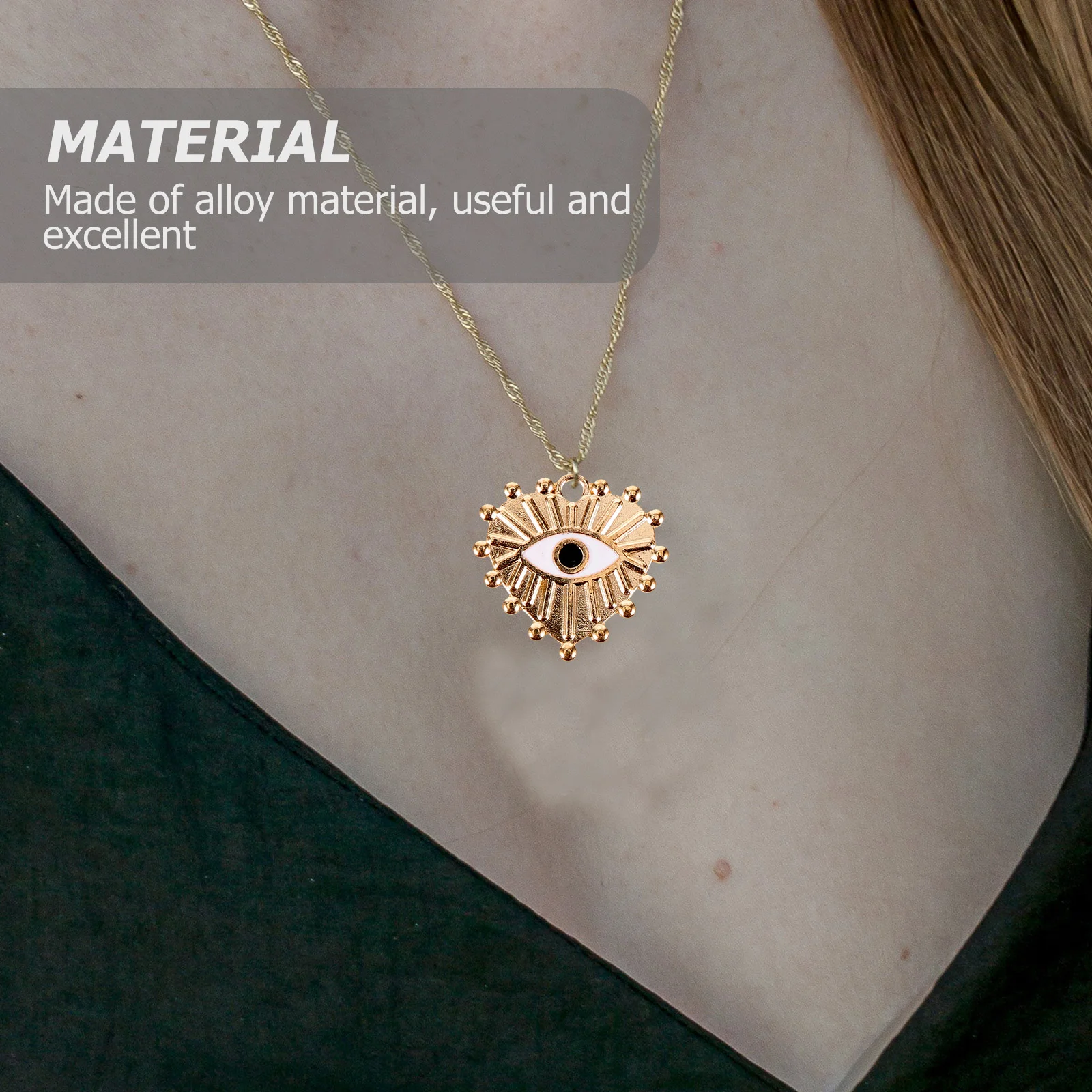 20 шт. аксессуары для сотовых телефонов DIY Ювелирные изделия из сплава Love Eye Oil