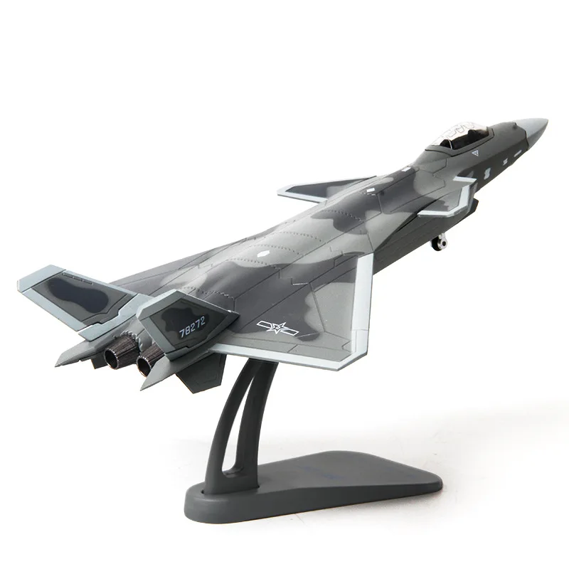 

1:100 China Air Force J20 J-20 stealth fighter Model Metal aircraft Military plane Military enthusiast collection model airplane