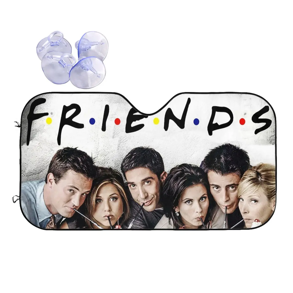

Friends F.R.I.E.N.D.S Awesome Windshield Sunshade Aluminium Foil Car Window Windscreen Cover Ice Shield Dust Protection