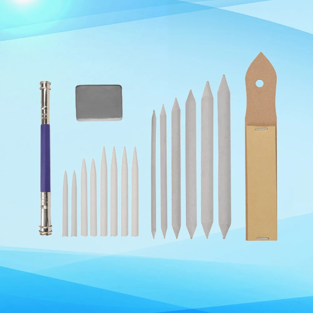 

Drawing Pen Sketch Tool Charcoal Erasable Sandpaper Blending Stump Blender