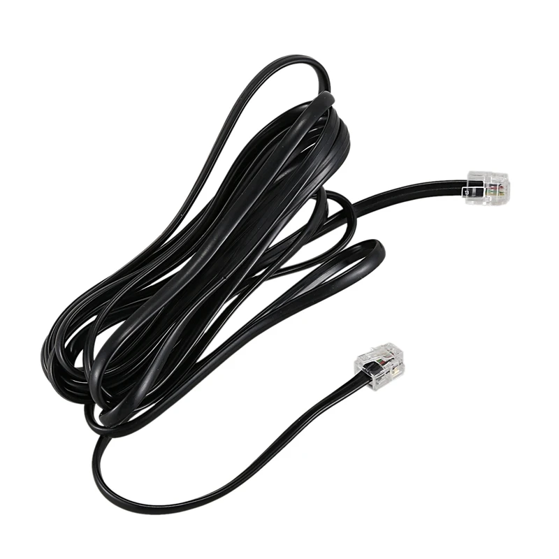 

2X RJ11 6P4C Telephone Cable Cord ADSL Modem 3 Meters