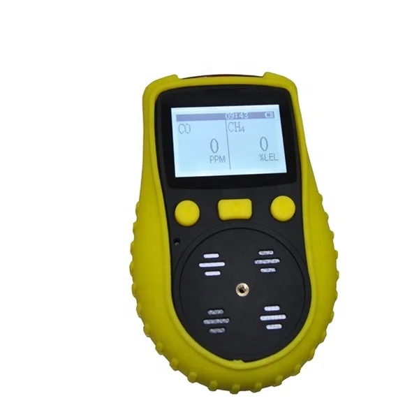 

high quality laboratory CO H2S O2 CH4(LEL) 4 in 1 handheld gas leak detector