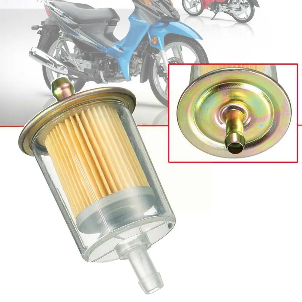 

Motorcycle Petrol Gas Fuel Gasoline Oil Filter For Scooter Moped Scooter Dirt Bike Atv Go Kart Oil Fuel Filter Filter Eleme A4n7