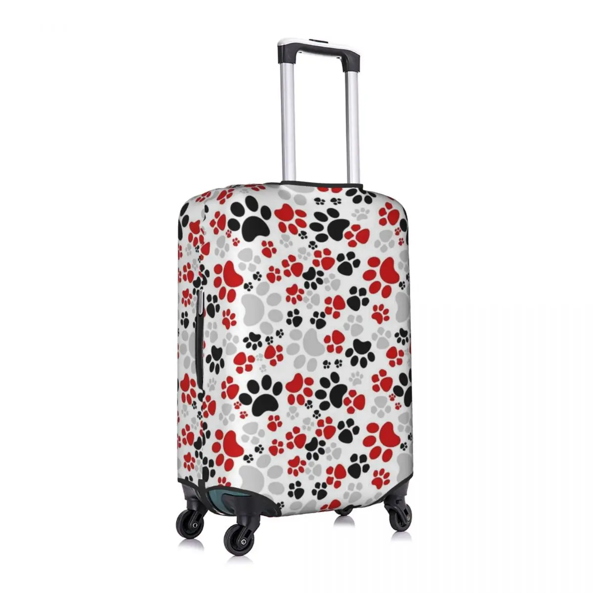 

Cute Dog Paw Luggage Cover Spandex Suitcase Protector Fits 19-21 Inch