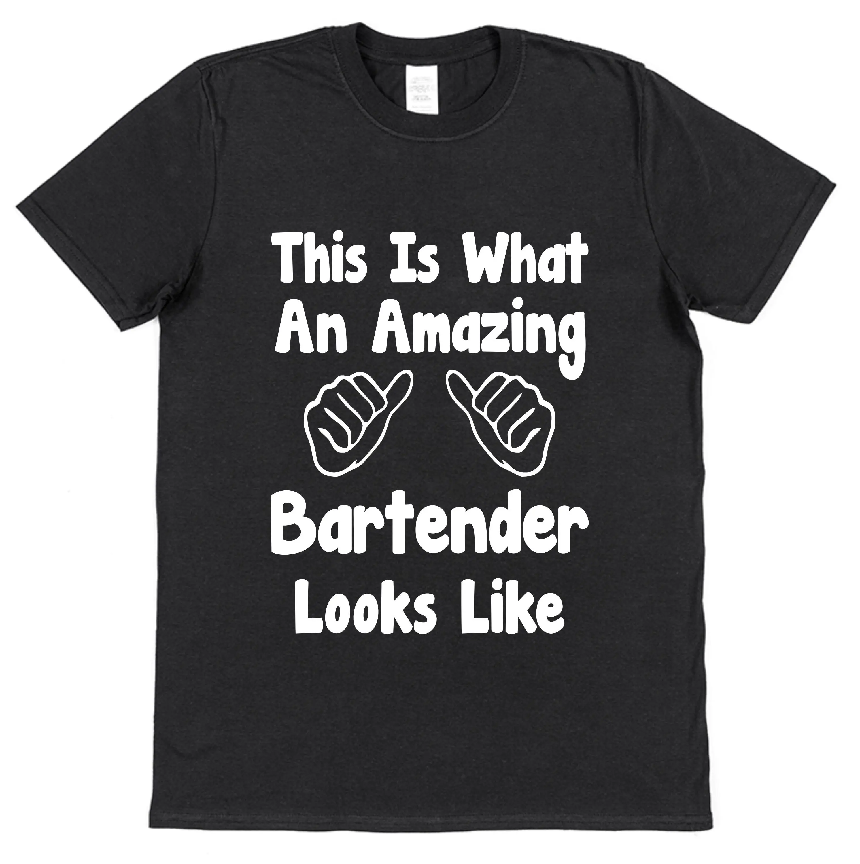 Удивительная футболка для бармена забавная баранмана барушки паба бара