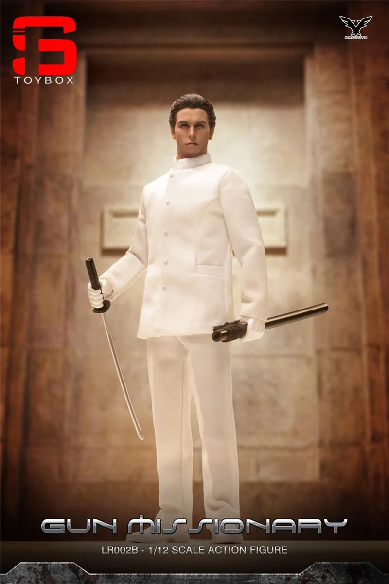 В наличии BROTOYS LR002 1/12 Doomsday of Judgment Gunfight Preacher Фигурка 6 дюймов Мужской солдат