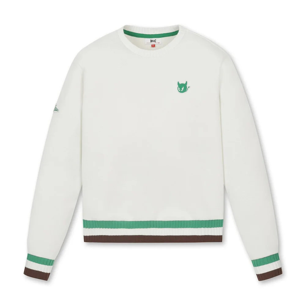 Новый тренд простой вязаный свитер женский спортивный с длинным рукавом