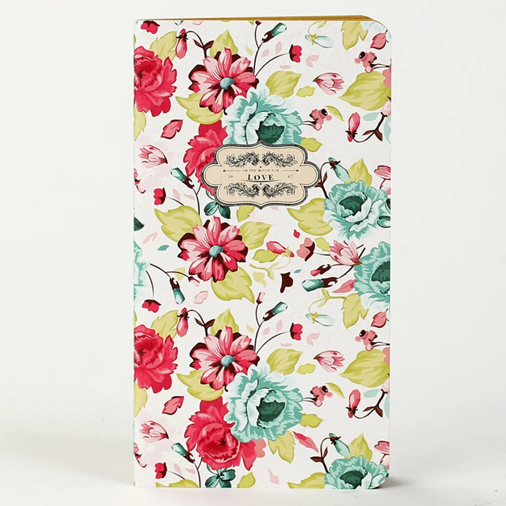 

Floral Journals Floral Notebook Brown Paper Journals Hard Cover Notebook Vintage Daily Planner