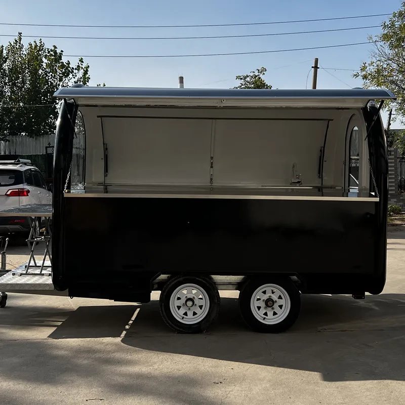 

CE certificate concession coffee food trailer hot dog food carts with full kitchen mobile ice cream food truck trailer for usa