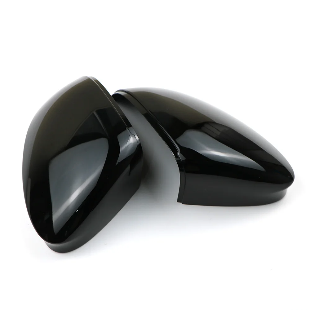 

5H0857537 5H0857538 Black Pair Mirror Cover Rear View Side Mirror Cap For Golf 8 MK8