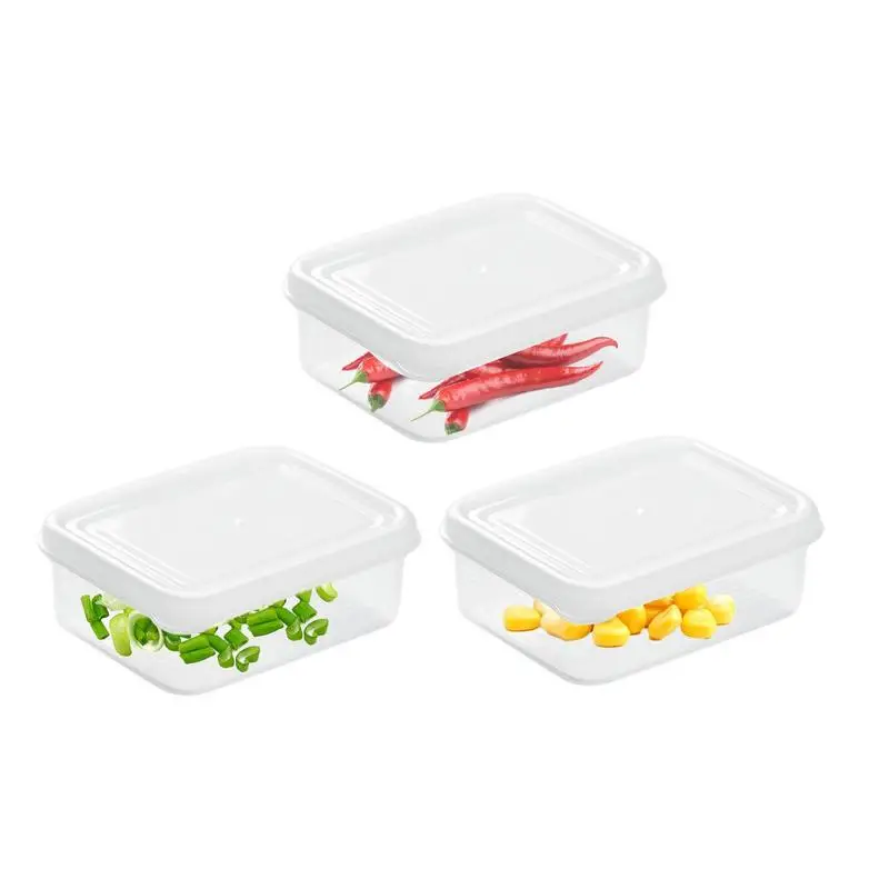 

Kitchen Storage Box Fresh Food Storage Containers Sealed Box Stackable Design Transparent Box Body Sealing Lid Design For Meat