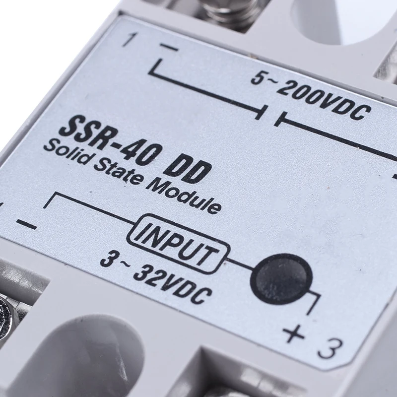 Однофазное твердотельное реле 10 шт DC-DC 40 А SSR-40DD белый + серебряный