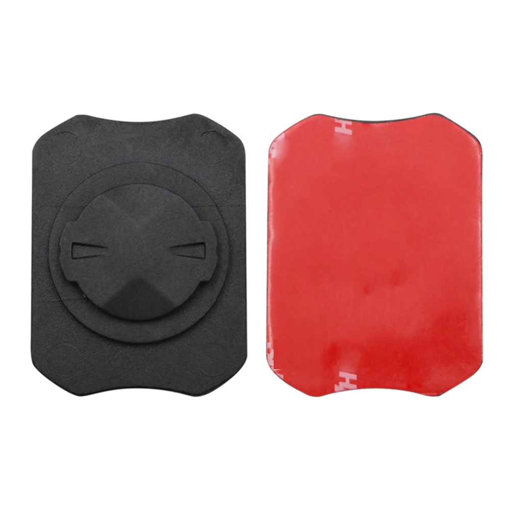 

1x Bike Bicycle Phone Back Stick Adapter Holder For Garmin Edge Computer Mount Bracket Base Rotation 90 Degrees 51.5x39mm