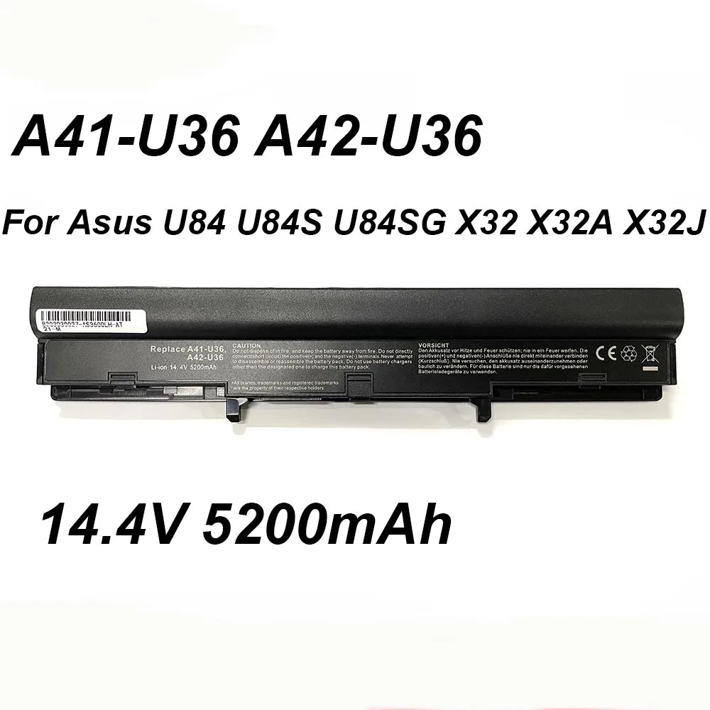 A41-U36 14 4 В 5200 мАч аккумулятор для ноутбука ASUS U36 U36J U36JC U36K U36KI U36S U36SD U36SG U82 U82E U82EE U82U