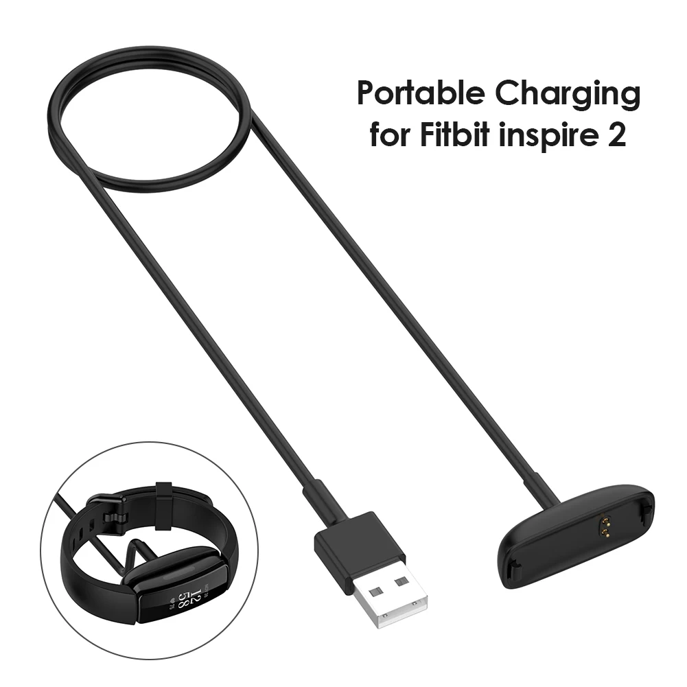 

Smart Watch Wireless Charging Cable Smart Watch Bracelet Charging Cable for Fitbit Inspire 2 USB Power Charger Cord