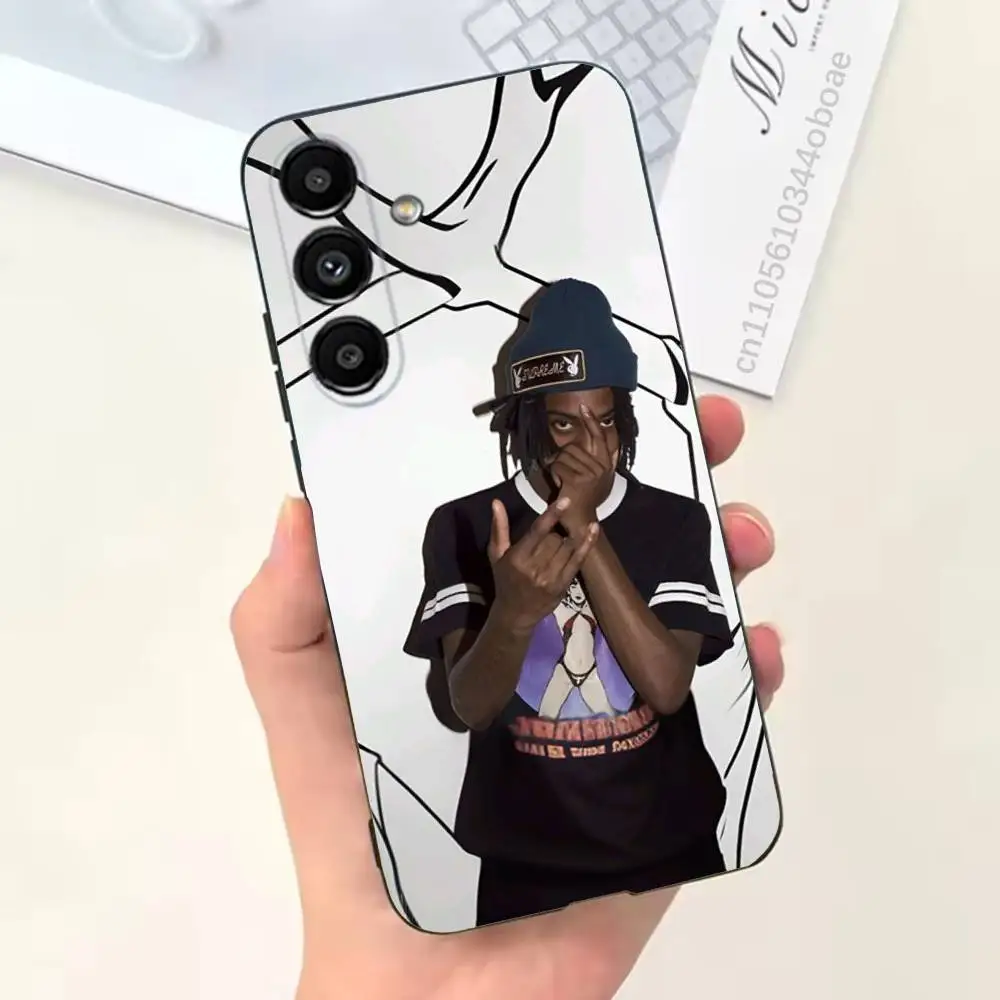 Фото Чехол для телефона P-Playboi C-Carti Music для Samsung S25,24,21,22,23,20,S30,Ultra,Plus,Fe,Lite,Note,5G, черный, мягкий №4
