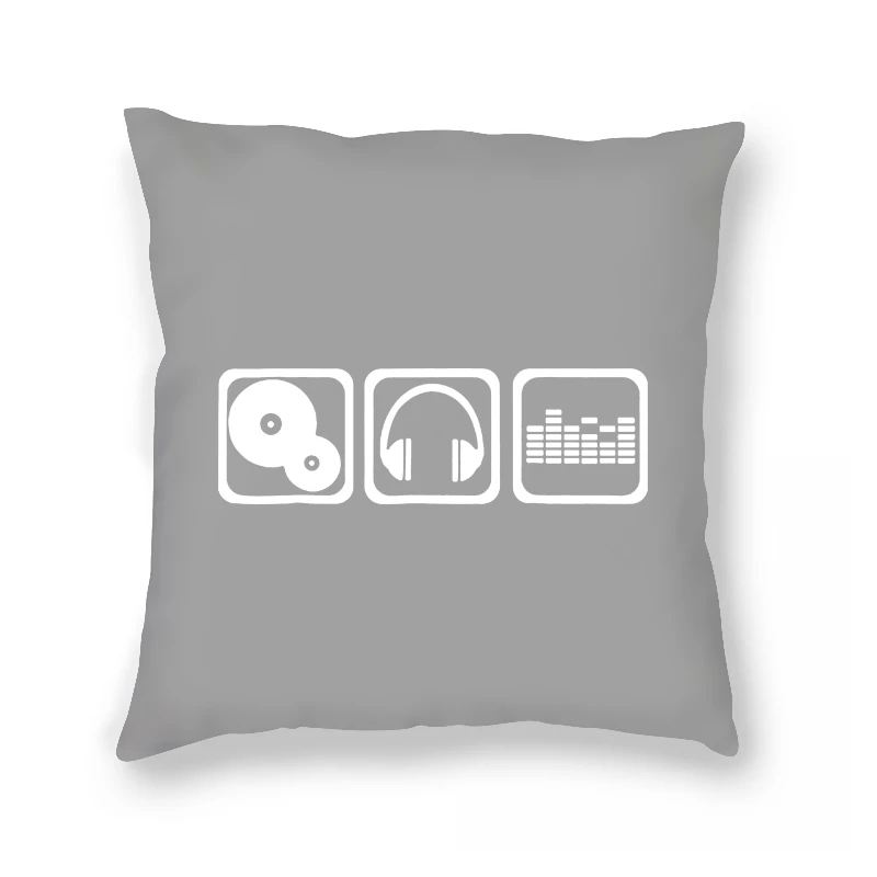 

Funny Cool DJ Music Pillow Case Camiseta Brand
