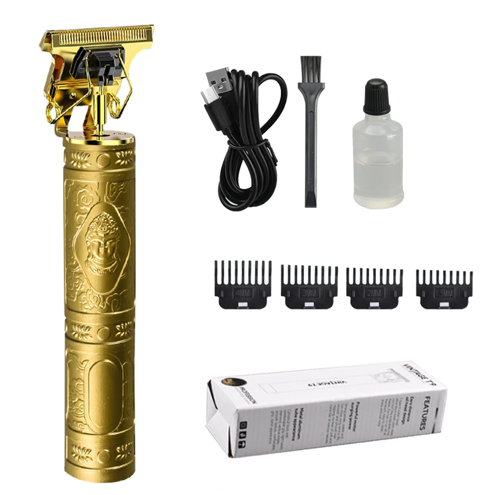 

USB Electric Hair Clippers Rechargeable Shaver Beard Trimmer Professional Men Hair Cutting Machine Beard Barber Hair Cut