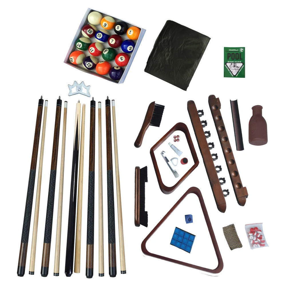 

OUZEY Deluxe Billiards Accessory Kit - Walnut Finish