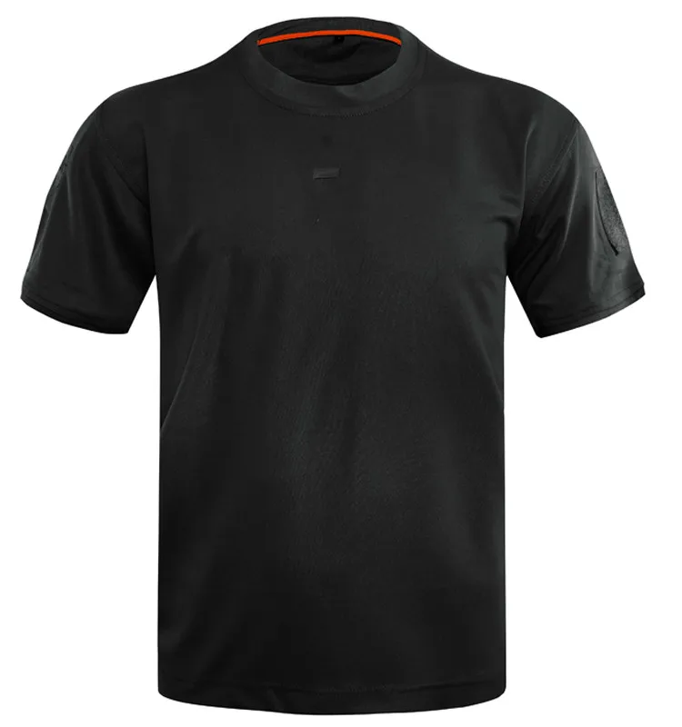 Простая мужская футболка 2022 однотонная модная блуза с круглым вырезом и коротким