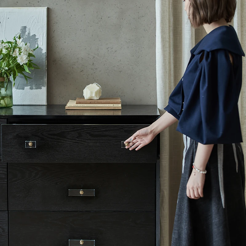 brass glass transparent crystal dresser knbos and pulls kitchen cabinet door knobs and handles for furniture hardware free global shipping